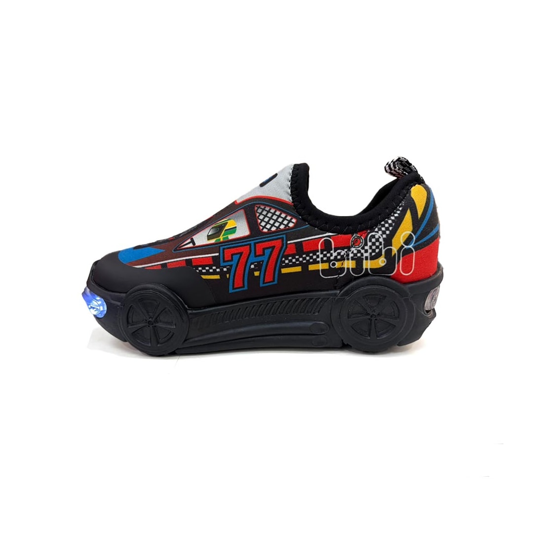 Tênis Bibi Infantil Turbo Com Led 1300004 Preto