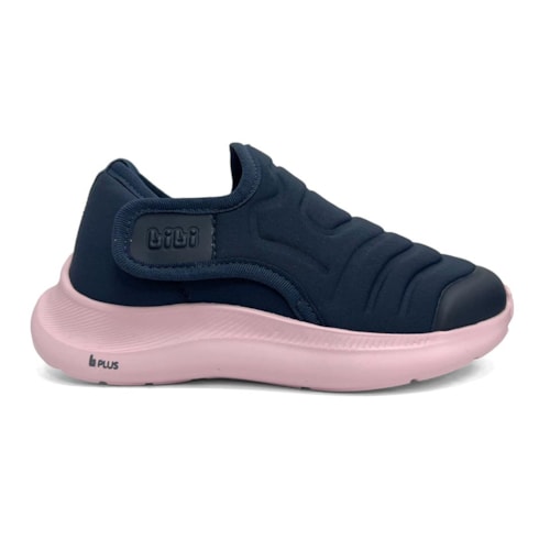 Detalhe - Tênis Bibi Menina Action 1167368 Marinho