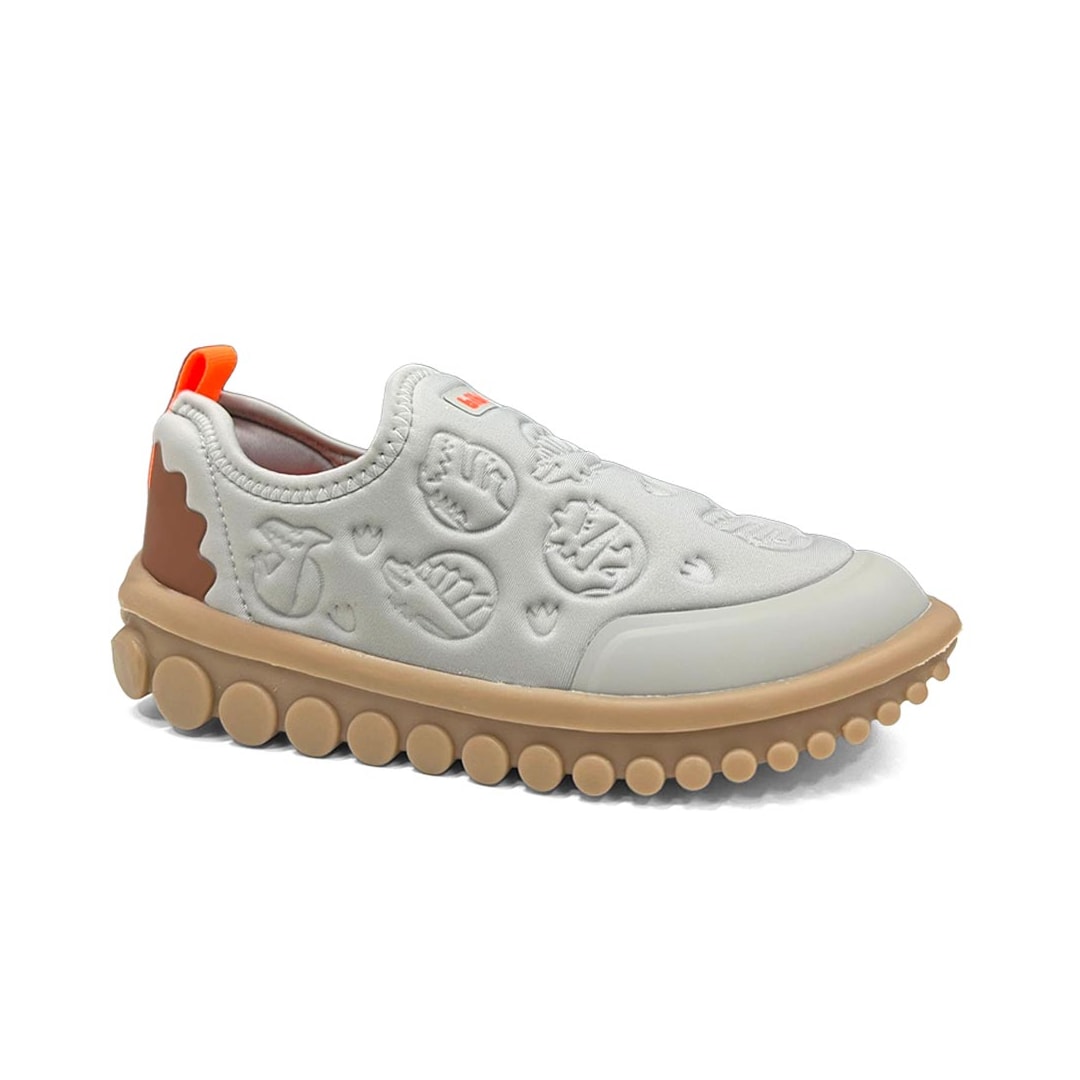 Tênis Bibi Menino Roller 2.0 Dinossauro 1155477 Cimento