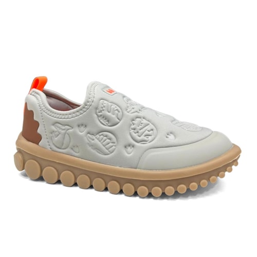 Tênis Bibi Menino Roller 2.0 Dinossauro 1155477 Cimento