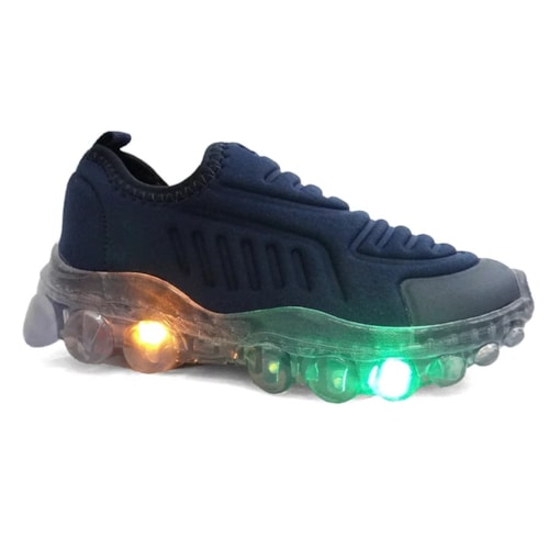 Tenis Bibi Roller Celebration Nrc-02 Ii Led Marinho