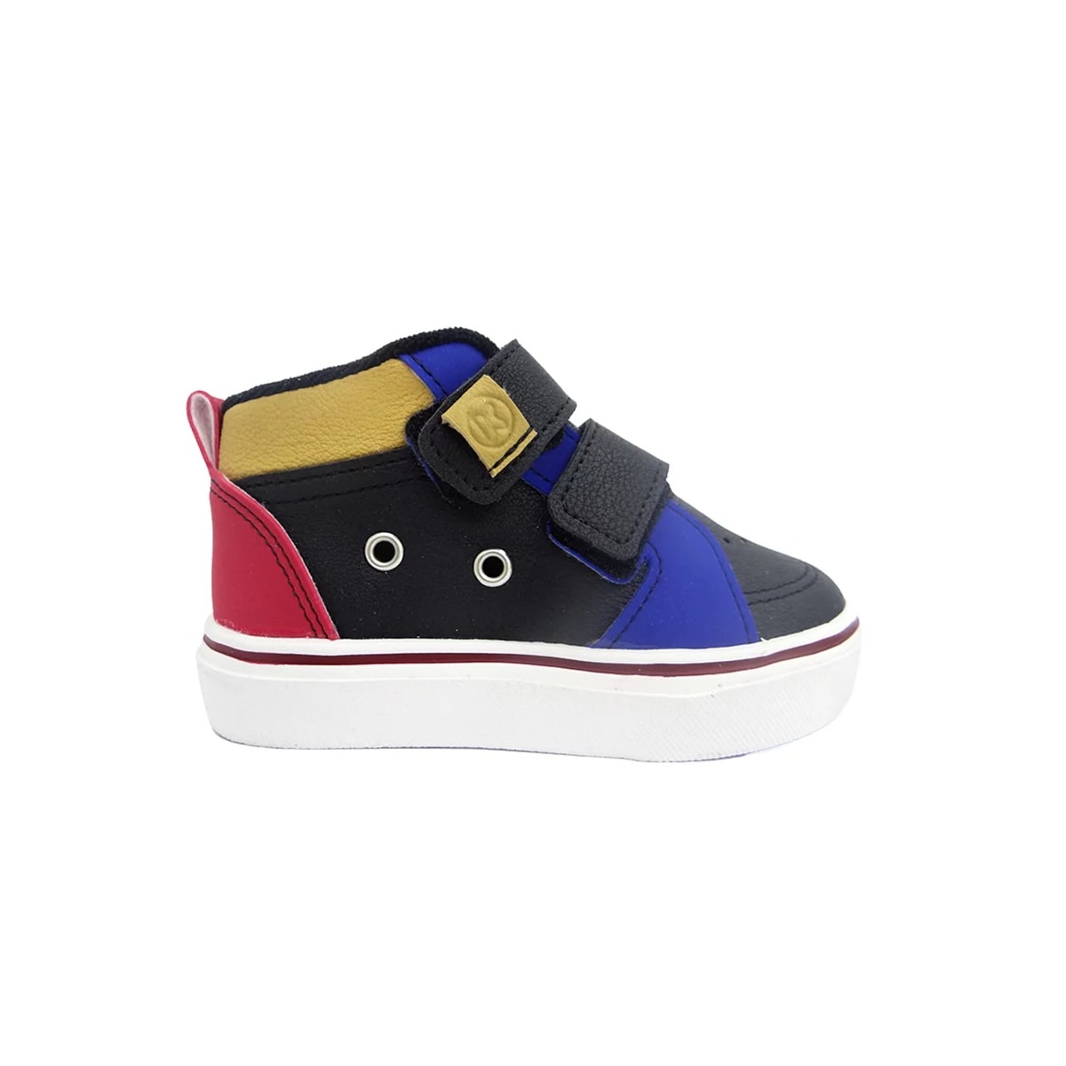 Tênis Bota Klin Infantil Baby Freestyle 259051 Preto/Royal/Vermelho