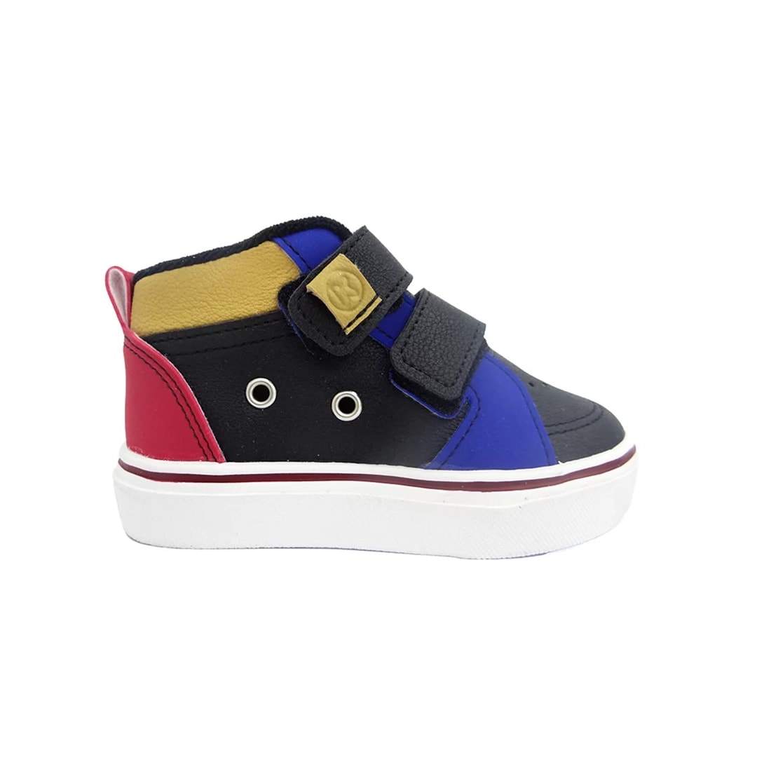 Tênis Bota Klin Infantil Baby Freestyle 259051 Preto/Royal/Vermelho Tênis Bota Klin Infantil Baby Freestyle 259051 Preto/Royal/Vermelho