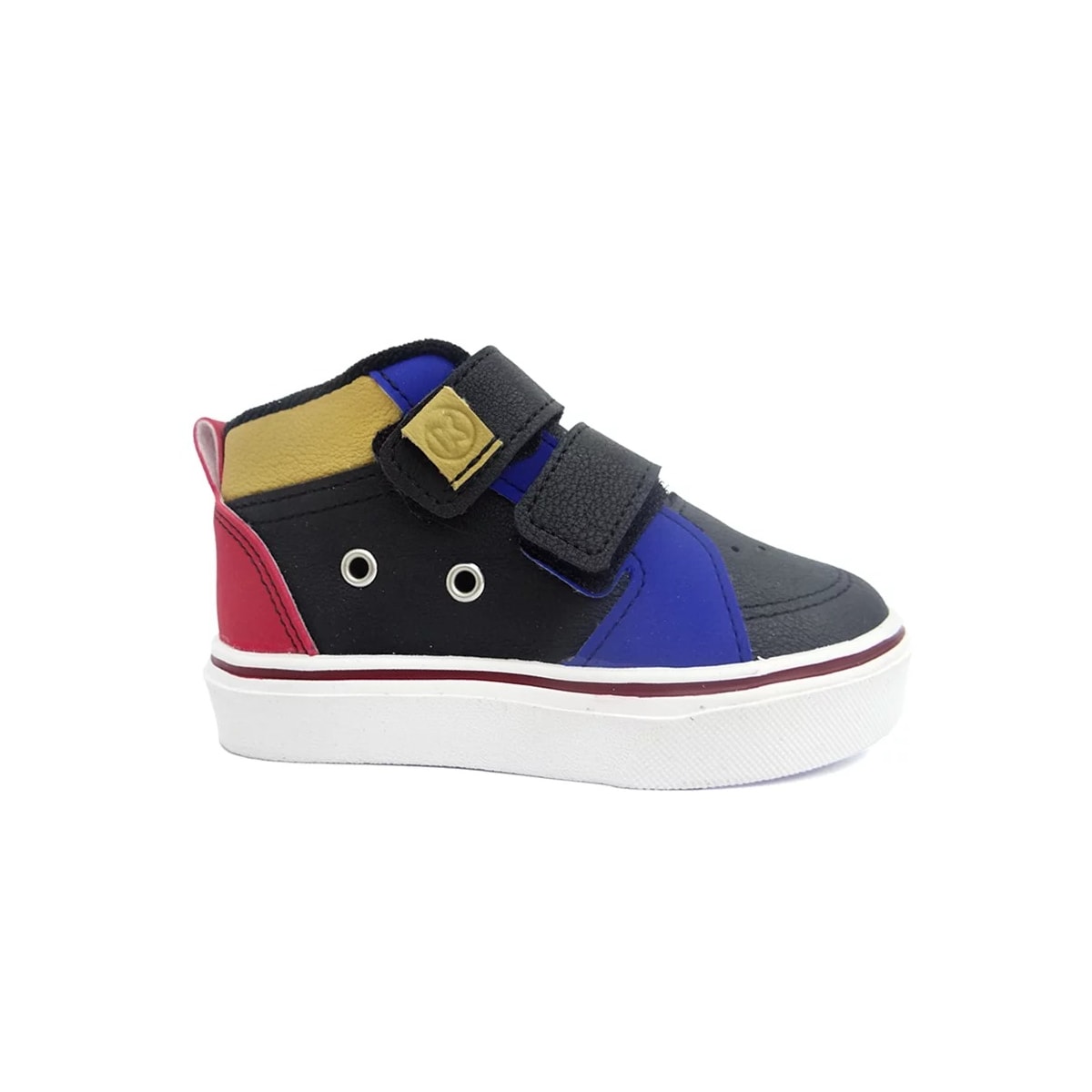 Tênis Bota Klin Infantil Baby Freestyle 259051 Preto/Royal/Vermelho Tênis Bota Klin Infantil Baby Freestyle 259051 Preto/Royal/Vermelho