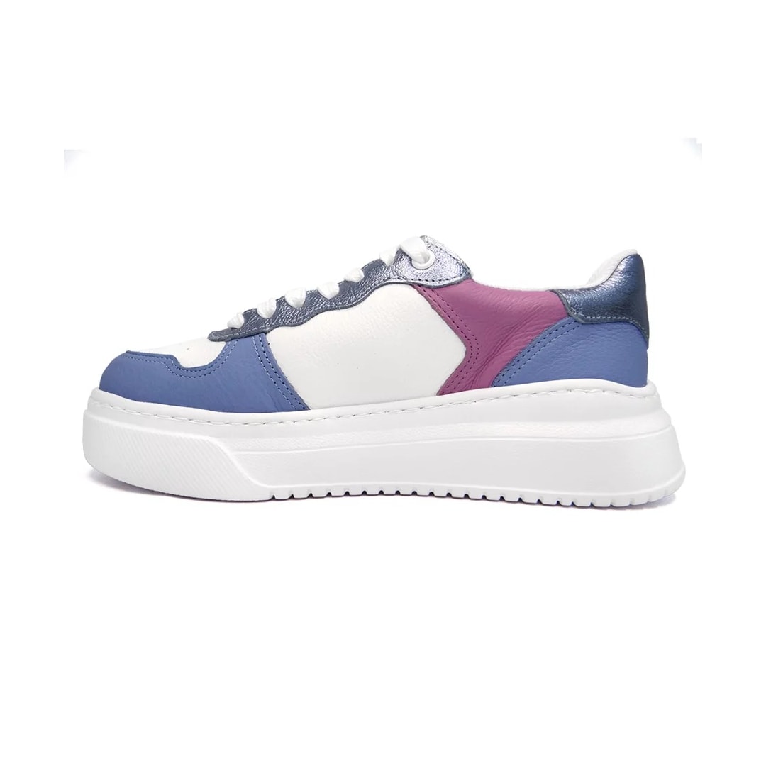 Tênis Bottero Casual Couro 346028 Branco/Azul/Orquidea Tênis Bottero Casual Couro 346028 Branco/Azul/Orquidea