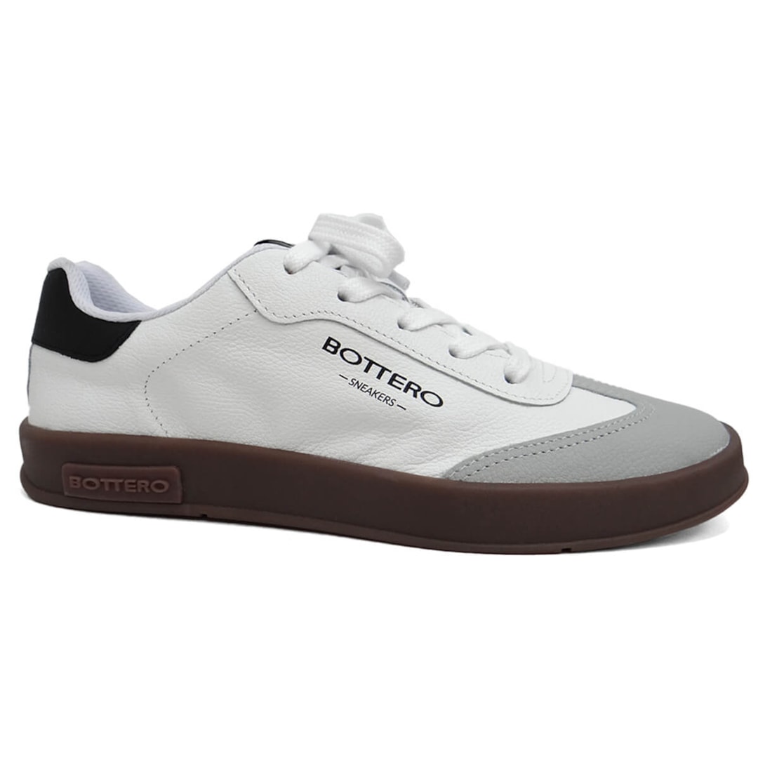Tênis Bottero Casual De Couro 364905 Cinza Claro Tênis Bottero Casual De Couro 364905 Cinza Claro