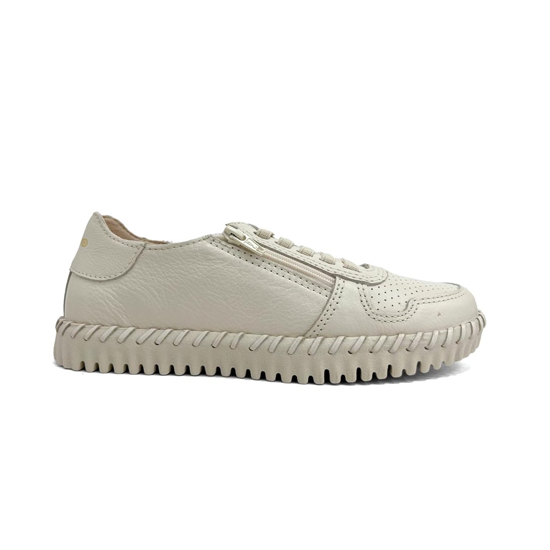 Tênis Bottero Casual De Couro 374103 Off White