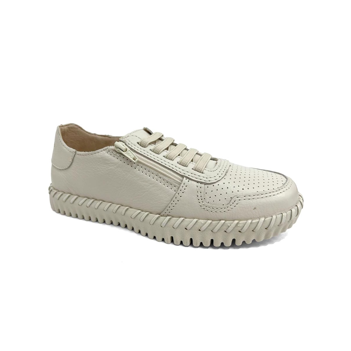 Tênis Bottero Casual De Couro 374103 Off White Tênis Bottero Casual De Couro 374103 Off White