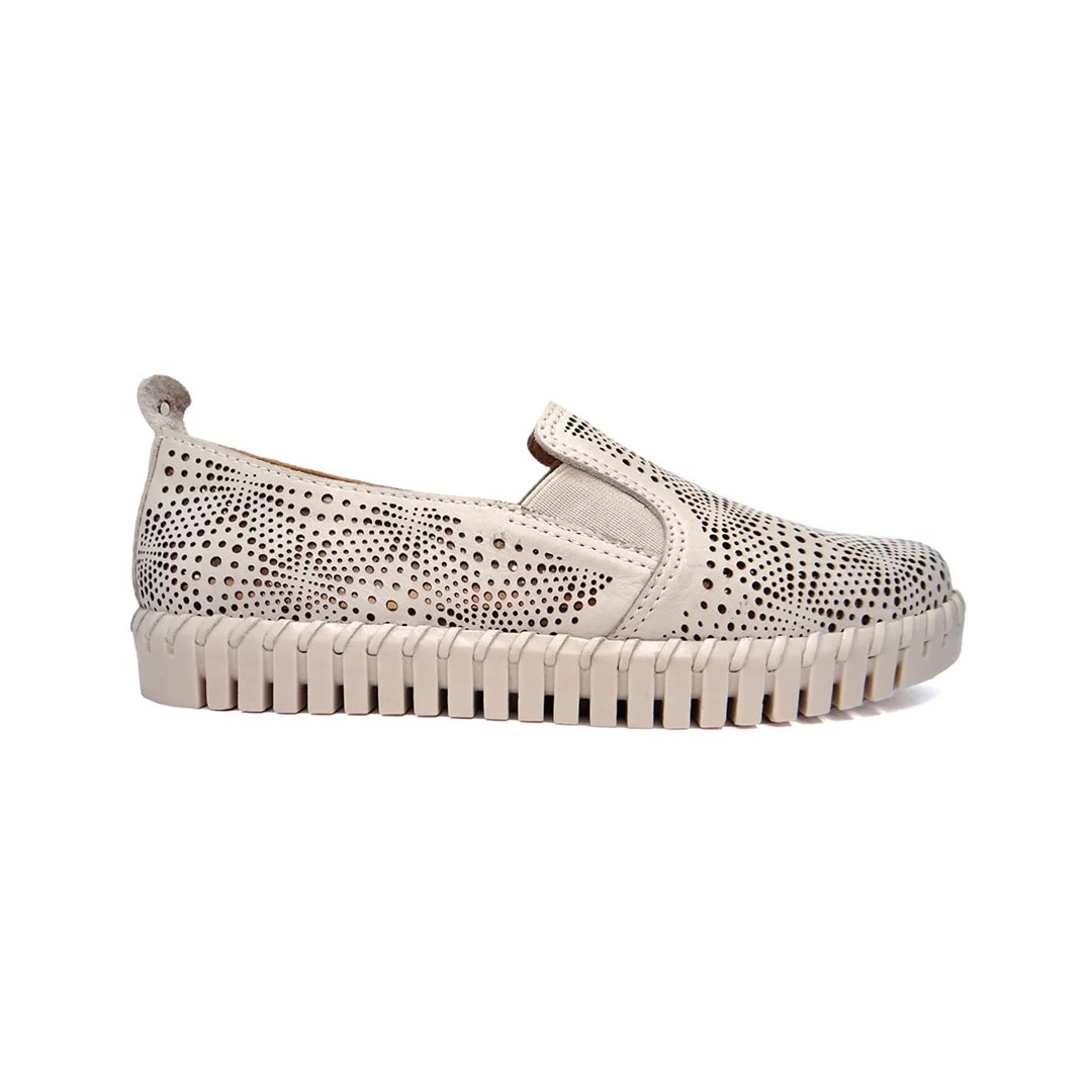 Tênis Bottero Casual Slip Couro 354301 Off White