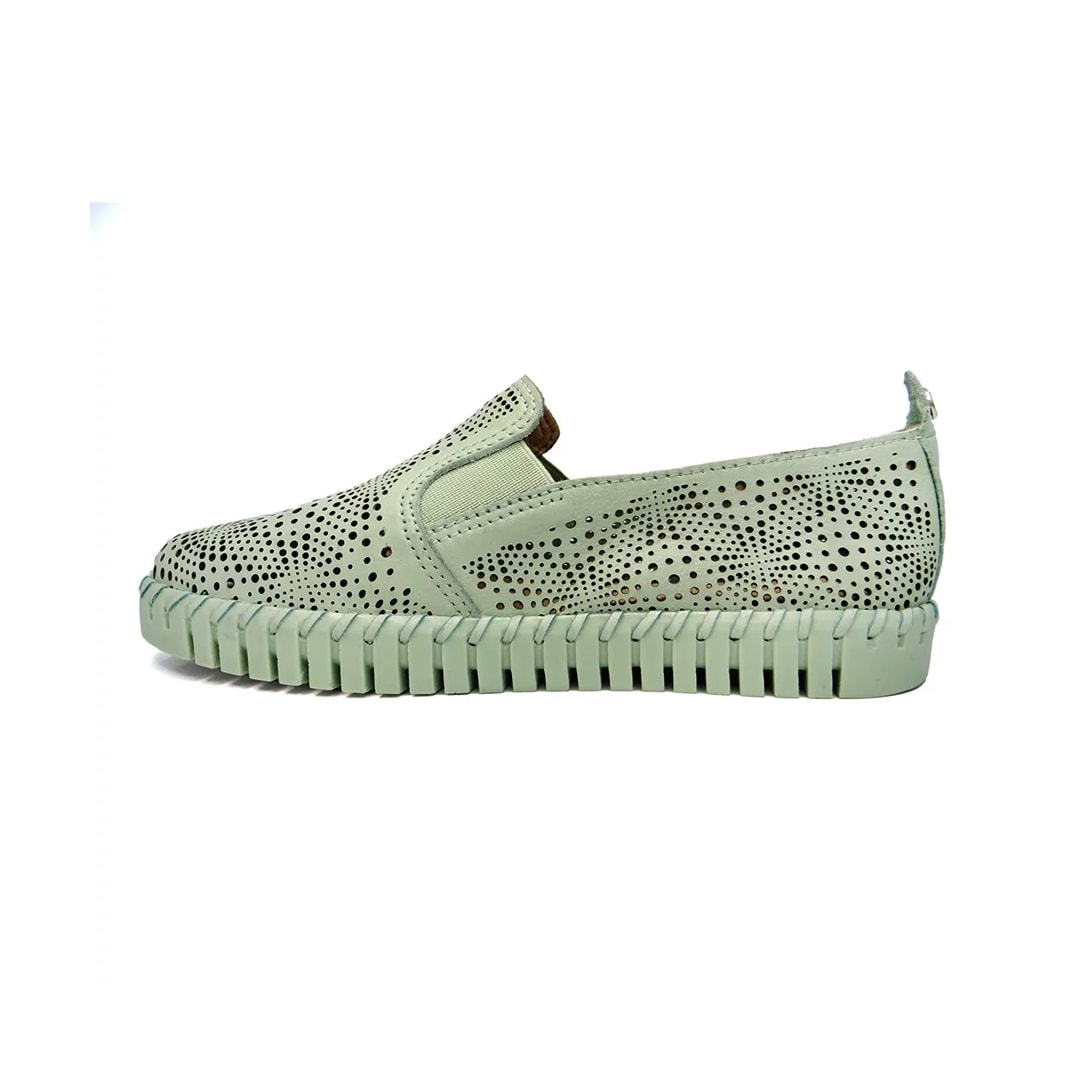 Tênis Bottero Casual Slip Couro 354301 Verde Pastel Tênis Bottero Casual Slip Couro 354301 Verde Pastel