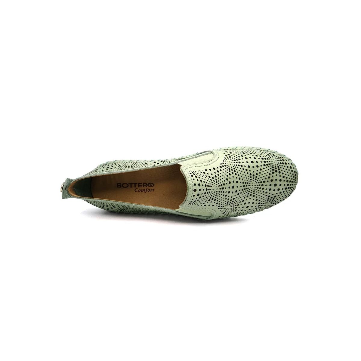 Tênis Bottero Casual Slip Couro 354301 Verde Pastel Tênis Bottero Casual Slip Couro 354301 Verde Pastel