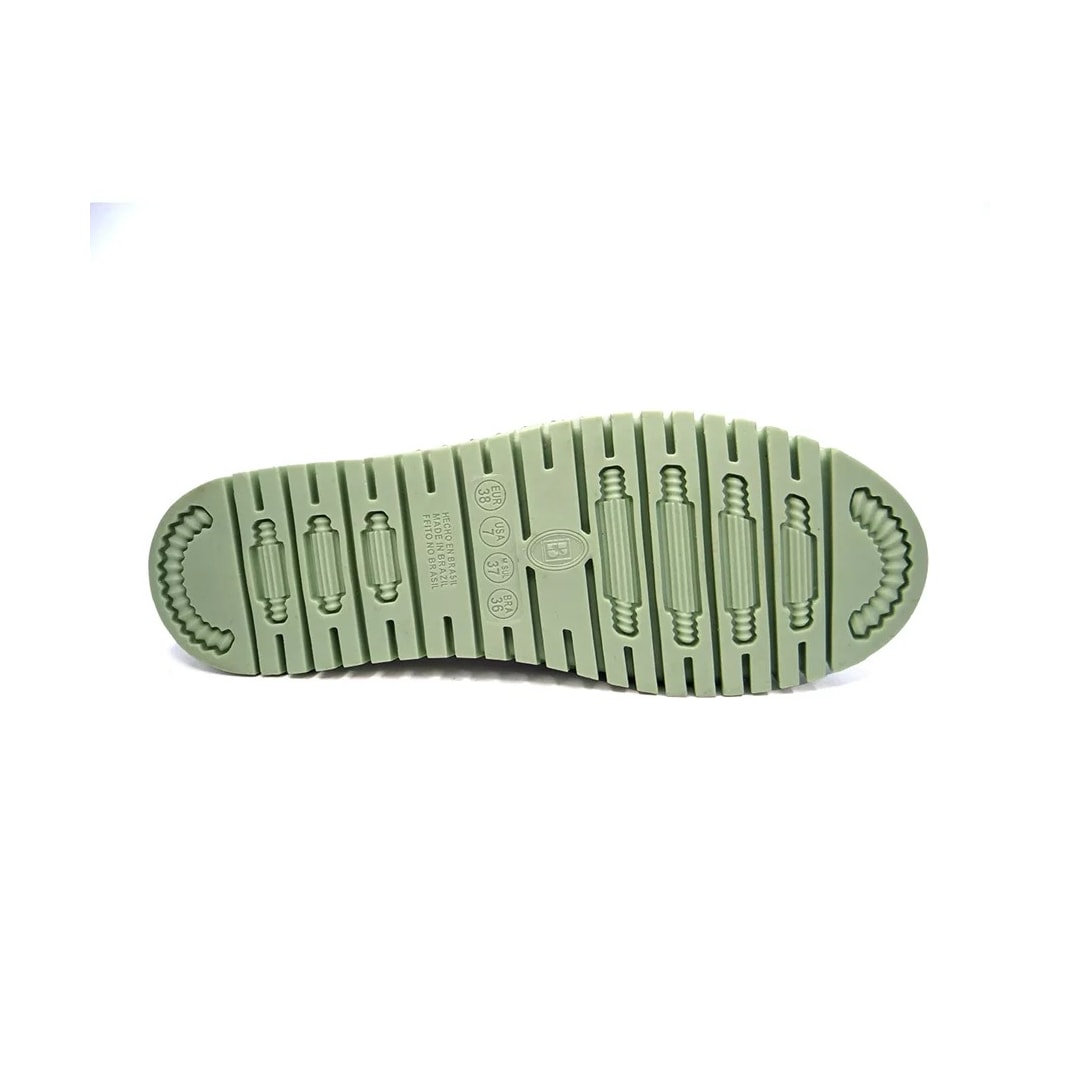Tênis Bottero Casual Slip Couro 354301 Verde Pastel Tênis Bottero Casual Slip Couro 354301 Verde Pastel