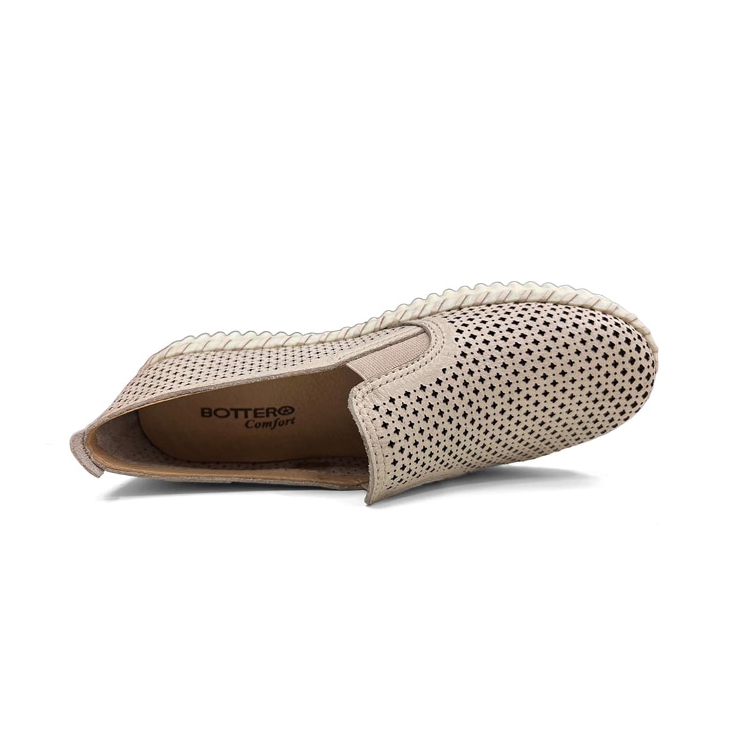 Tênis Bottero Casual Slip-On Couro 382701 Nude Tênis Bottero Casual Slip-On Couro 382701 Nude