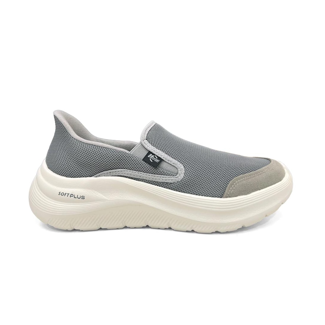Tênis BR Sport Masculino Slip-On 60000.118 Cinza Tênis BR Sport Masculino Slip-On 60000.118 Cinza