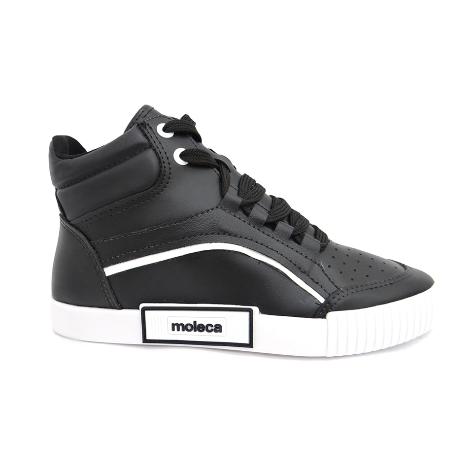 Tenis cano best sale alto preto