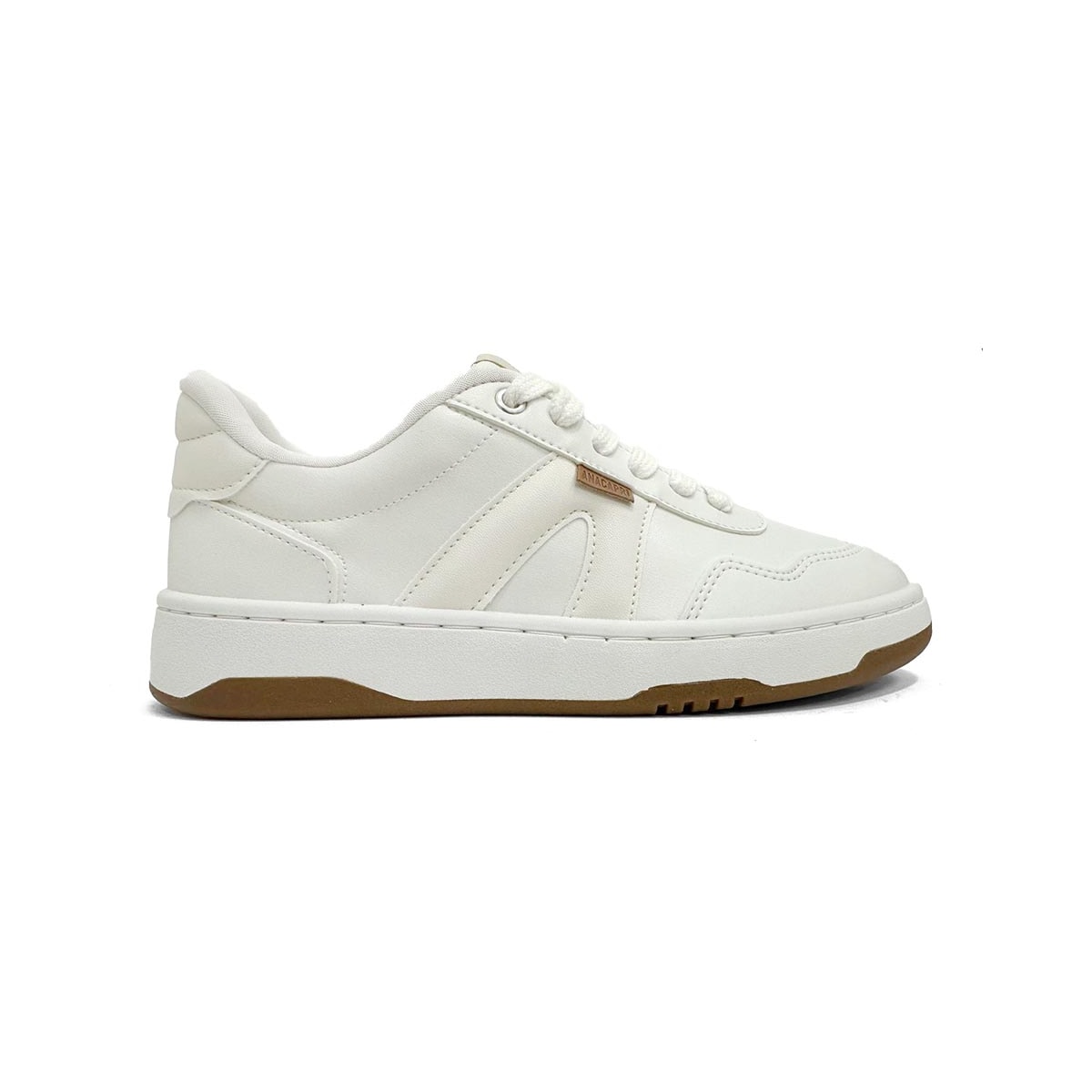 Tênis Casual Anacapri C30650 0002 Branco/Bege Tênis Casual Anacapri C30650 0002 Branco/Bege