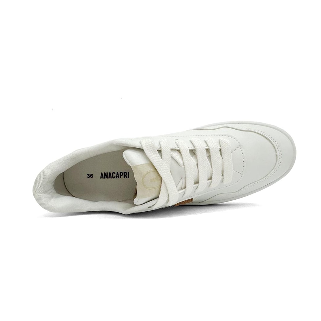 Tênis Casual Anacapri C30650 0002 Branco/Bege