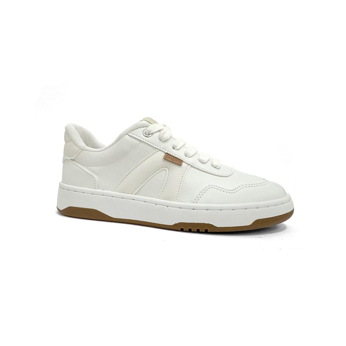 Tênis Casual Anacapri C30650 0002 Branco/Bege Tênis Casual Anacapri C30650 0002 Branco/Bege