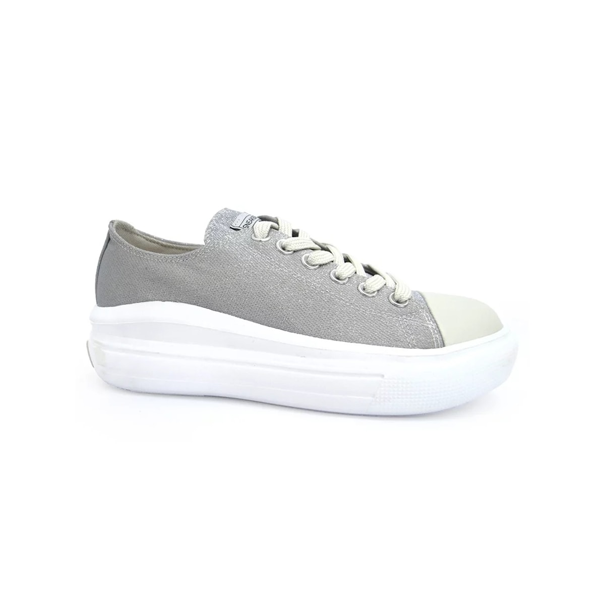 Tênis Casual Sua Cia 8276.14120T Prata Tênis Casual Sua Cia 8276.14120T Prata