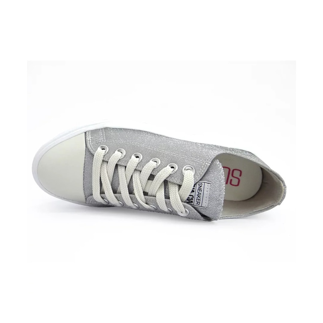 Tênis Casual Sua Cia 8276.14120T Prata