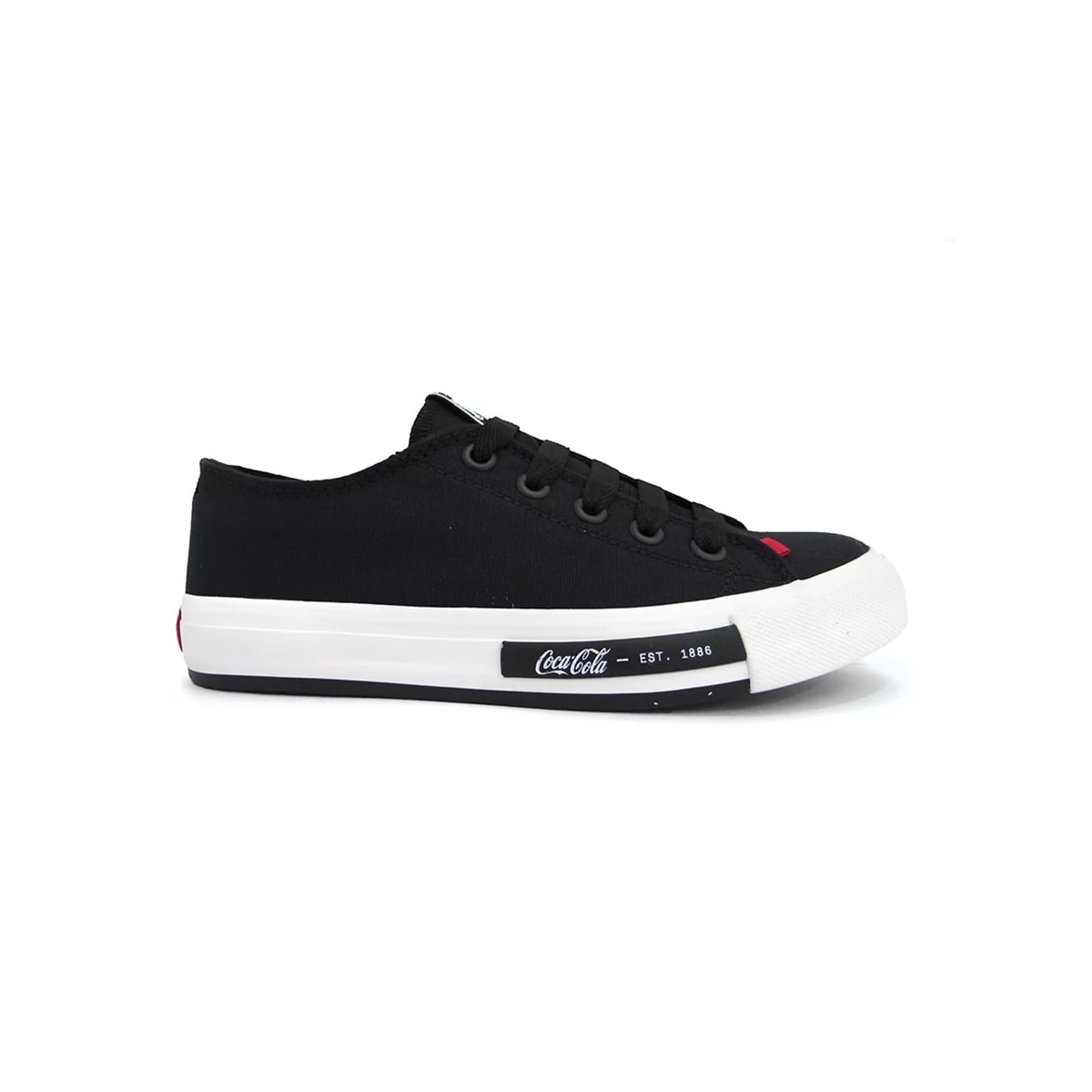 Tênis Coca Cola Casual Daytona Cc1947 Preto Tênis Coca Cola Casual Daytona Cc1947 Preto