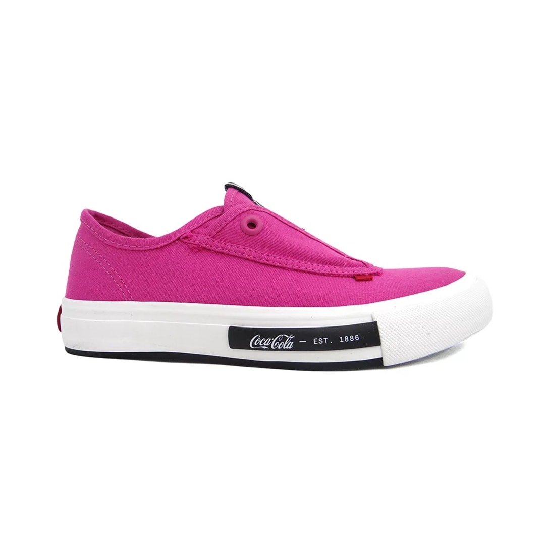 Tênis Coca Cola Daytona Slip Cc2074 Fuchsia Tênis Coca Cola Daytona Slip Cc2074 Fuchsia