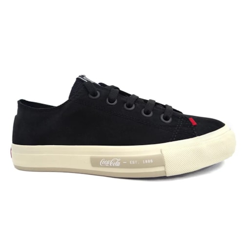 Tenis Coca Cola Daytona Suede Cc2255 Preto