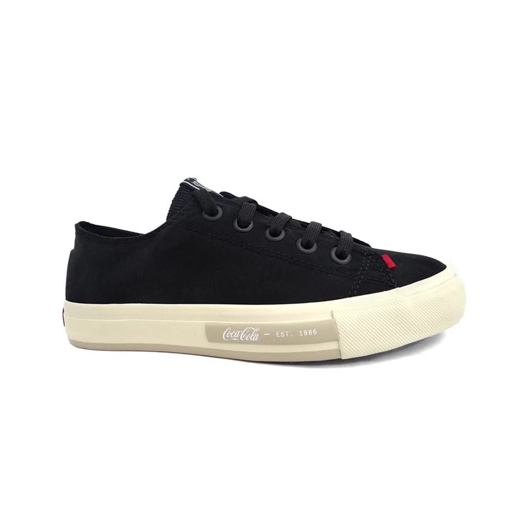 Tênis Coca Cola Daytona Suede Cc2255 Preto Tênis Coca Cola Daytona Suede Cc2255 Preto
