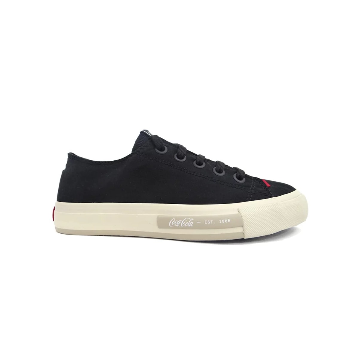 Tênis Coca Cola Daytona Suede Cc2255 Preto Tênis Coca Cola Daytona Suede Cc2255 Preto