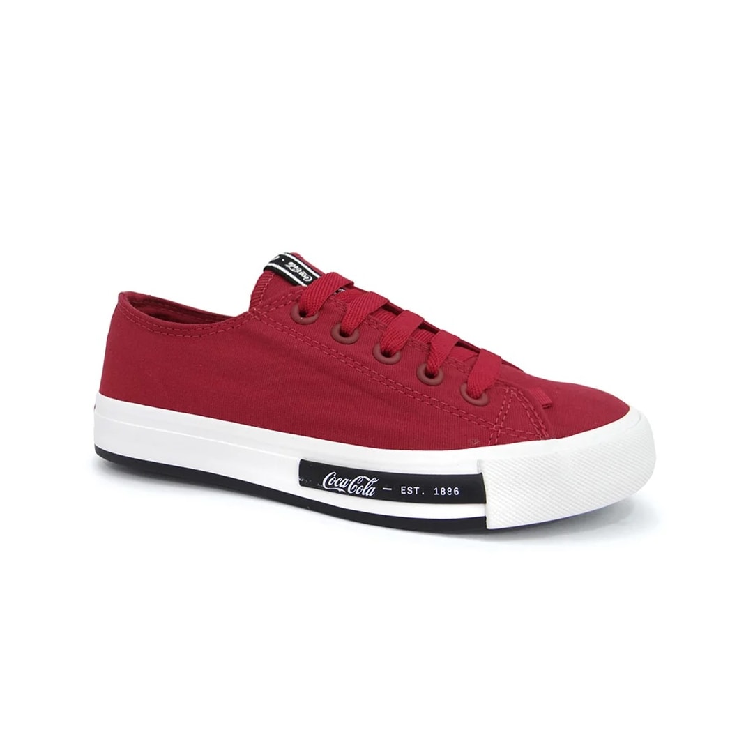 Tênis Coca Cola Feminino Casual Daytona CC1947 Vermelho Tênis Coca Cola Feminino Casual Daytona CC1947 Vermelho