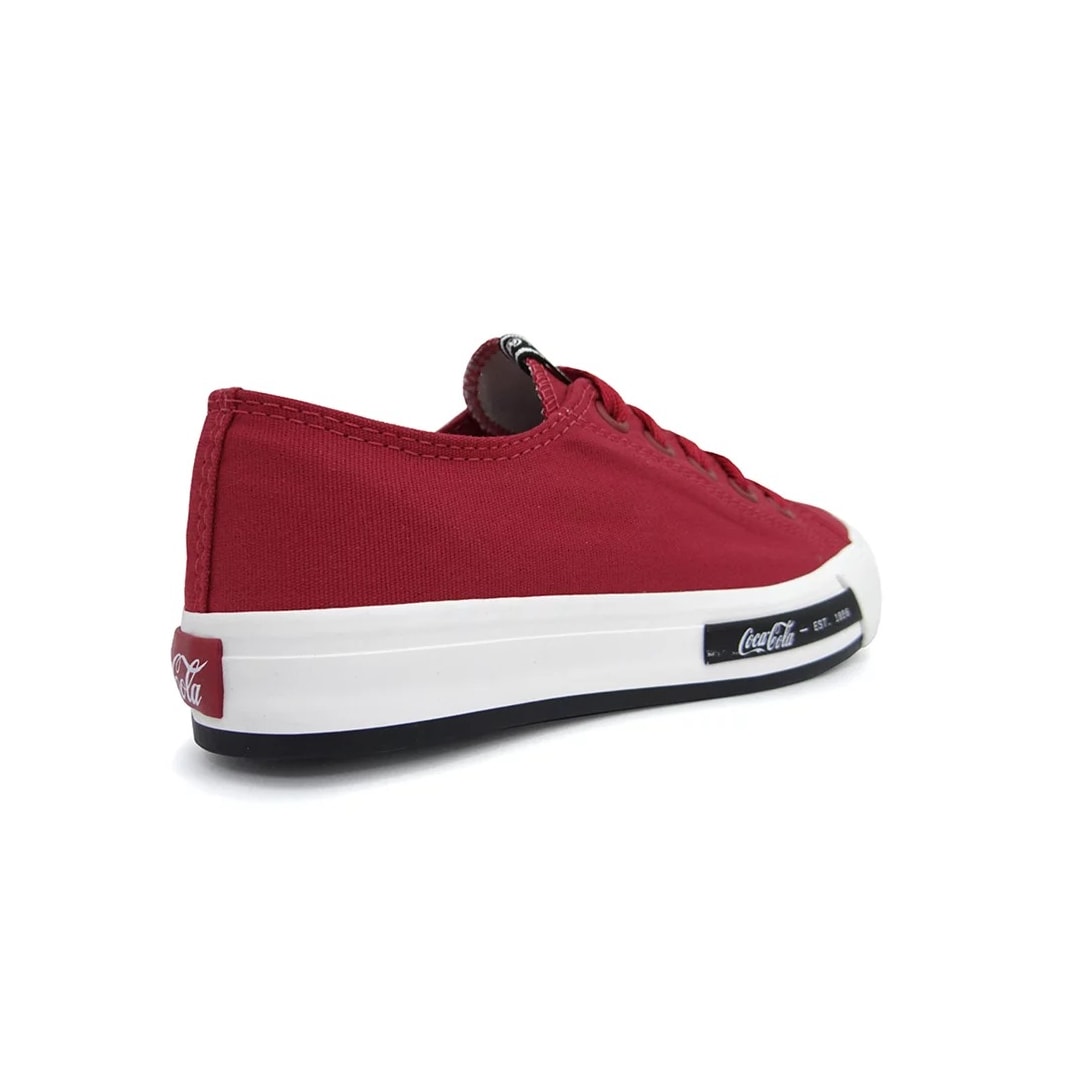 Tênis Coca Cola Feminino Casual Daytona CC1947 Vermelho