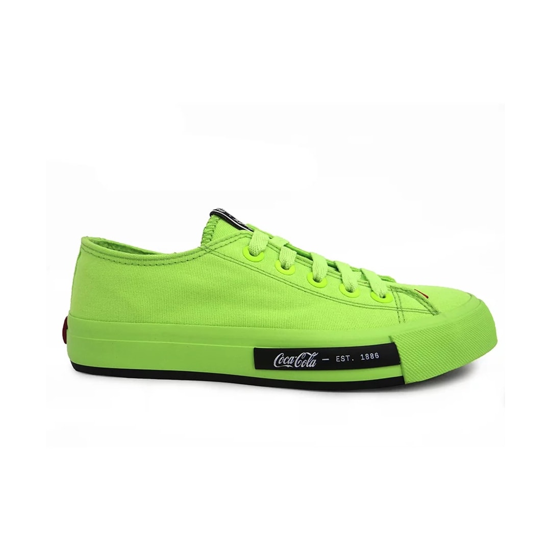 Tênis Coca Cola Feminino Daytona Colors Cc2146 Limao