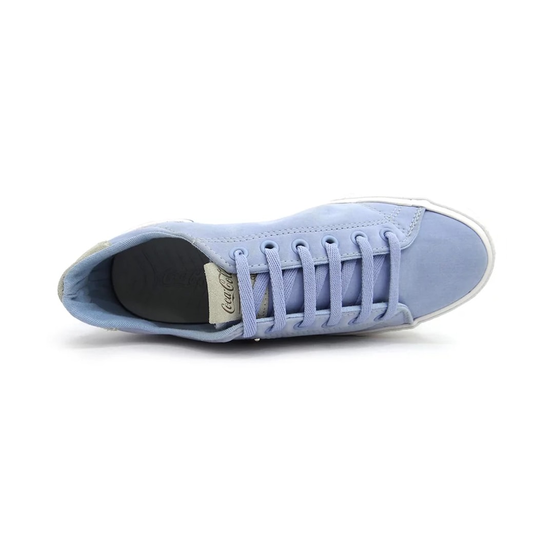 Tênis Coca-Cola Leblon Suede Cc2118 Celeste Tênis Coca-Cola Leblon Suede Cc2118 Celeste