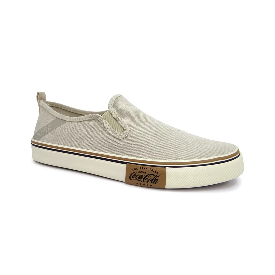 Tênis Coca Cola Masculino Casual Iate Summer CC1954 Off White