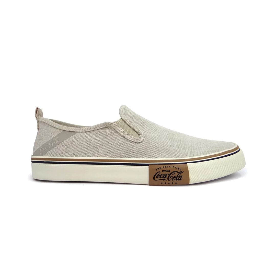 Tênis Coca Cola Masculino Casual Iate Summer CC1954 Off White