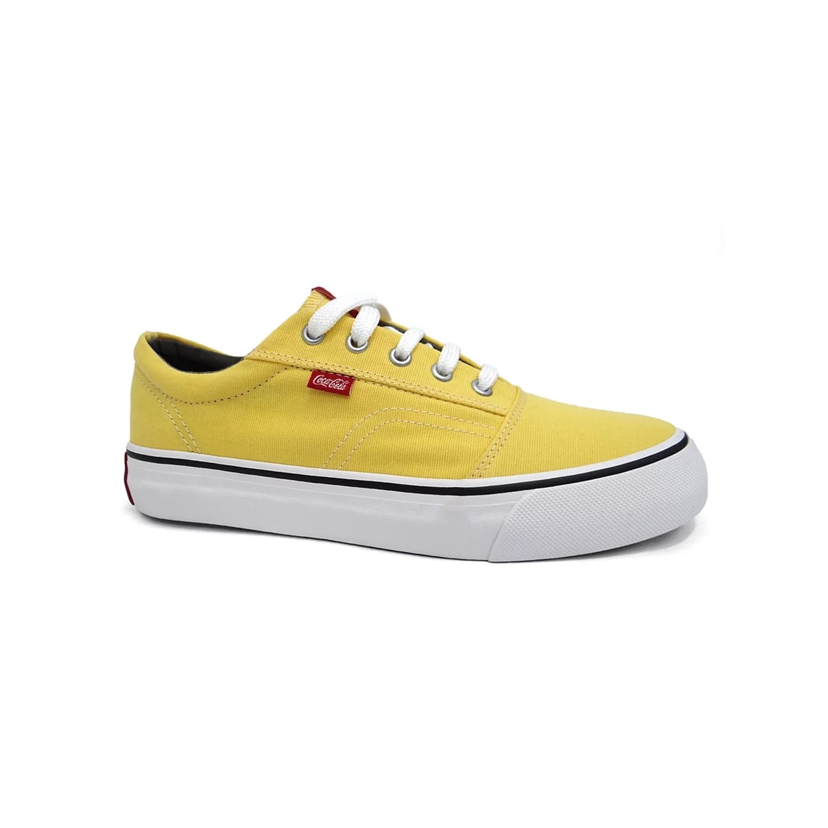 Tênis Coca Cola Surplay Canvas Cc2400 Amarelo
