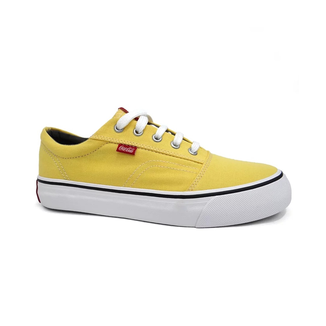 Tênis Coca Cola Surplay Canvas Cc2400 Amarelo Tênis Coca Cola Surplay Canvas Cc2400 Amarelo