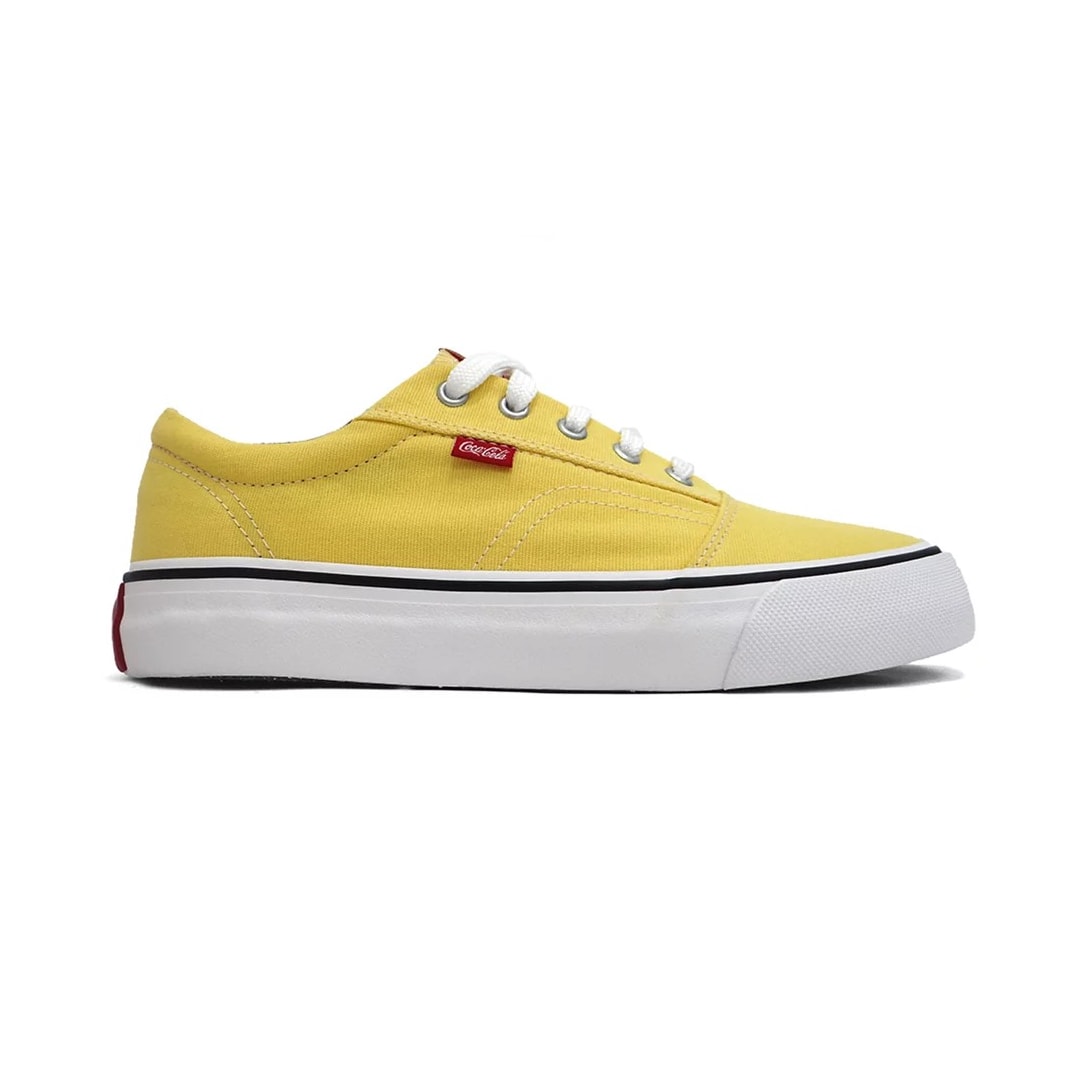 Tênis Coca Cola Surplay Canvas Cc2400 Amarelo