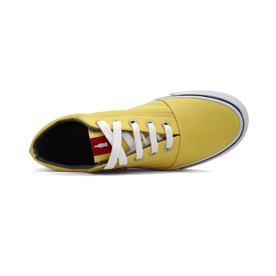 Tênis Coca Cola Surplay Canvas Cc2400 Amarelo