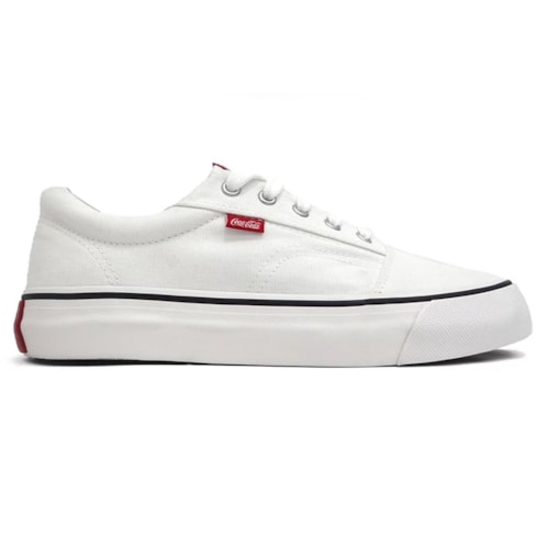 Tenis Coca Cola Surplay Canvas Cc2400 Branco