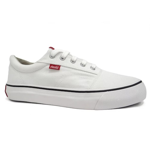 Tenis Coca Cola Surplay Canvas Cc2400 Branco