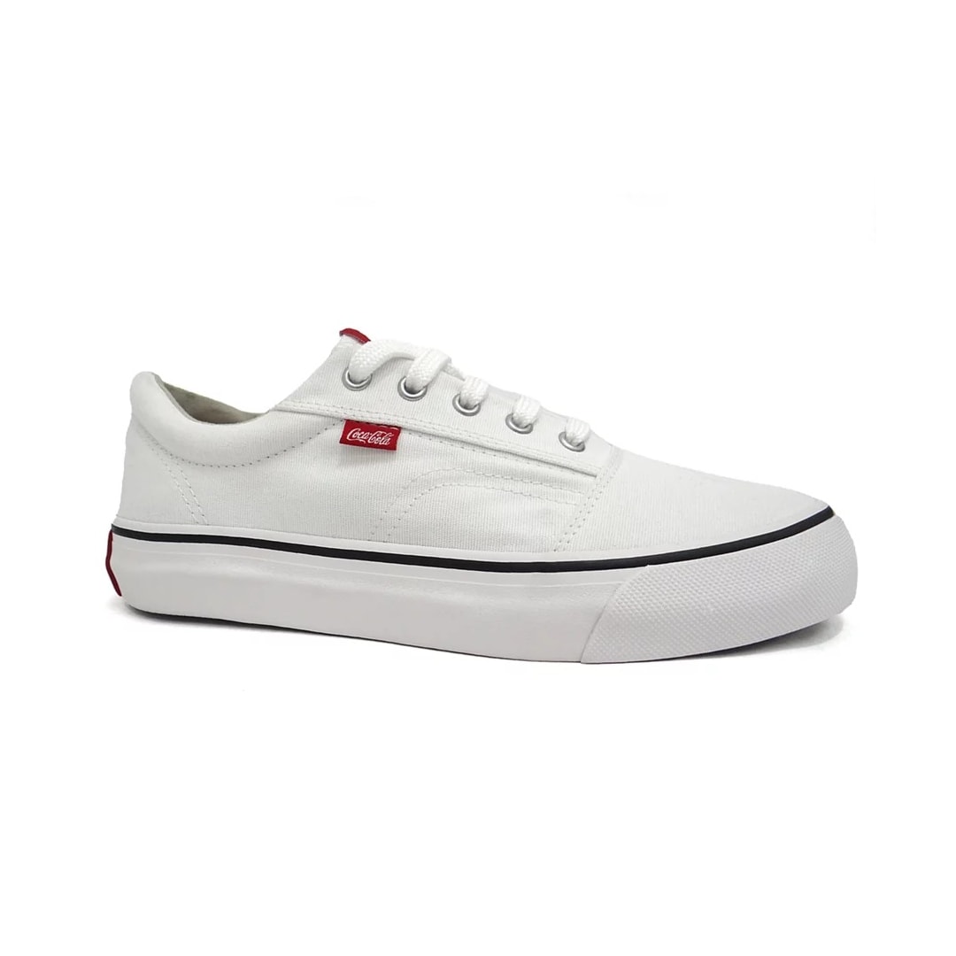 Tênis Coca Cola Surplay Canvas Cc2400 Branco