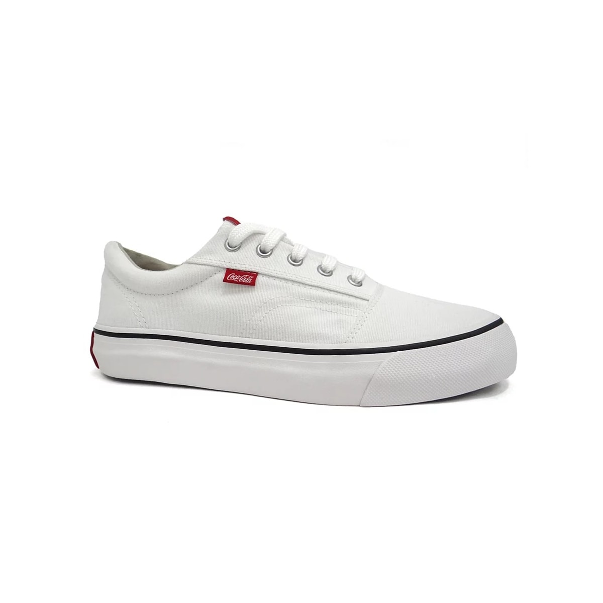 Tênis Coca Cola Surplay Canvas Cc2400 Branco Tênis Coca Cola Surplay Canvas Cc2400 Branco