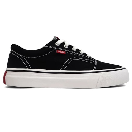 Tenis Coca Cola Surplay Canvas Cc2400 Preto