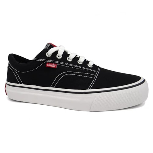 Tenis Coca Cola Surplay Canvas Cc2400 Preto