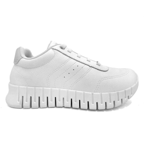 Detalhe - Tênis Comfortflex Casual 24-84303 Branco