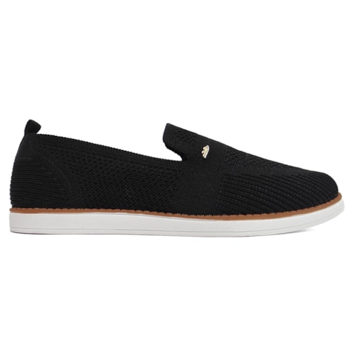 Tênis Dakota Casual Feminino Slip On de Malha G9351 Preto