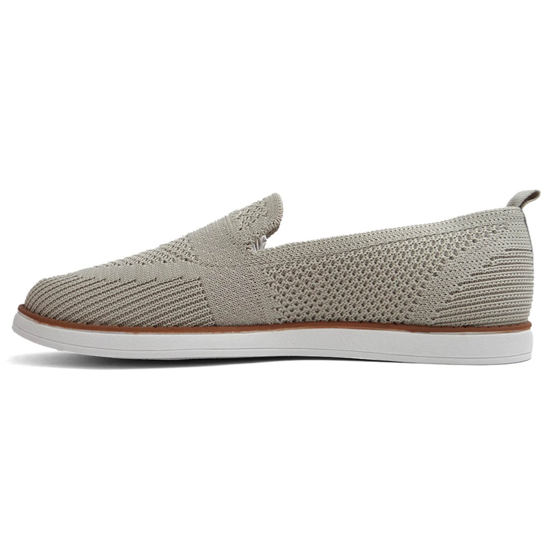 Tênis Dakota Casual Slip On De Malha G9351 Baunilha
