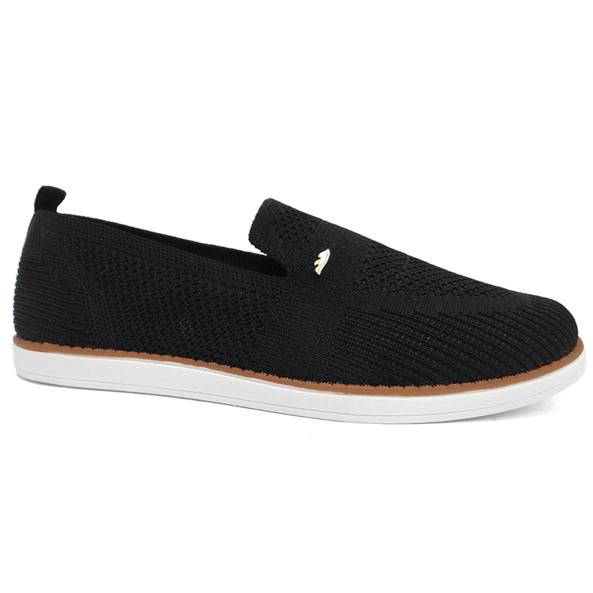 Tênis Dakota Casual Slip On De Malha G9351 Preto