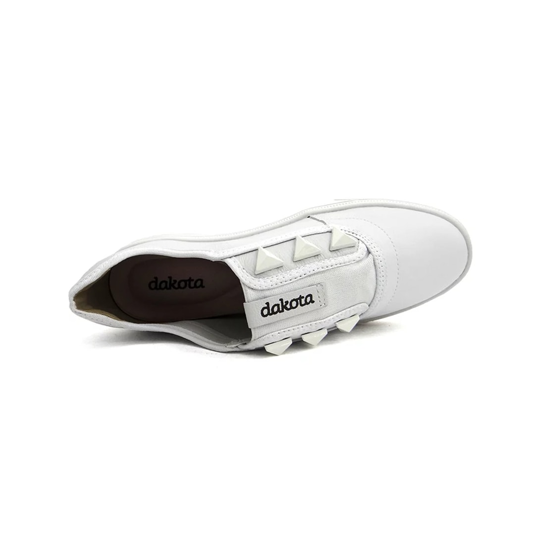 Tênis Dakota Couro Casual G5541 Odin White